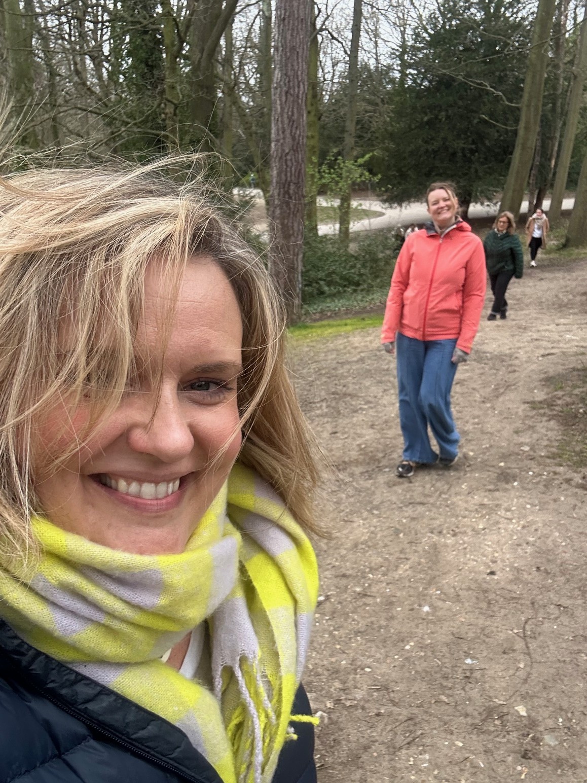 Woodland walk during the retreat